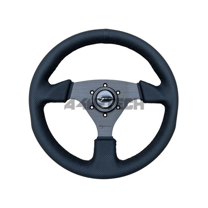 Vigor Monza (330mm) lenkrad perforated leder 30mm tief schwarz stitch (universal) | VG-79708 | A4H-TECH / ALL4HONDA.COM
main product photo