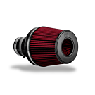 Skunk2 3" air filter kit (Filter/velocity stack/rubber/clamps) (universal) | 343-99-0600 | A4H-TECH.COM