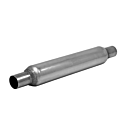 Simons stainless steel muffler Micro 1.75'' round (universal) | U404500R | A4H-TECH.COM