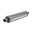 Simons stainless steel muffler Midi 1.75'' round (universal) | U414500R | A4H-TECH.COM