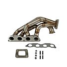 Bull Boost Performance T3/T4 turbo sidewinder uitlaatspruitstuk (Honda K-Serie motoren) | BB-01-720053572995 | A4H-TECH / ALL4HONDA.COM