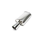 H-Gear Pro-Line Stainless steel sport rear muffler round T-7 100mm (universal) | HG-96UNI12 | A4H-TECH / ALL4HONDA.COM