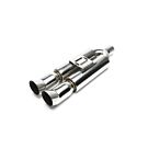 H-Gear Pro-Line Edelstahl sportendschalldämpfer oval T-1 2x90/100mm (universal) | HG-96UNI30 | A4H-TECH / ALL4HONDA.COM