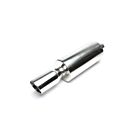 H-Gear Pro-Line Stainless steel sport rear muffler round T-7 100/75mm (universal) | HG-96UNI33 | A4H-TECH / ALL4HONDA.COM