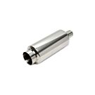 H-Gear Pro-Line Stainless steel sport rear muffler round T-1 100/45mm (universal) | HG-96UNI34 | A4H-TECH / ALL4HONDA.COM