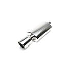 H-Gear Pro-Line Stainless steel sport rear muffler round T-7 115/90mm (universal) | HG-96UNI39 | A4H-TECH / ALL4HONDA.COM