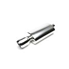 H-Gear Pro-Line Stainless steel sport rear muffler round T-9 115mm (universal) | HG-96UNI40 | A4H-TECH / ALL4HONDA.COM