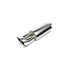 H-Gear Pro-Line Stainless steel sport rear muffler T-5 2x75x85mm (universal) | HG-96UNI42 | A4H-TECH / ALL4HONDA.COM