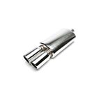 H-Gear Pro-Line Edelstahl sportendschalldämpfer rund T-7 2x89mm (universal) | HG-96UNI44 | A4H-TECH / ALL4HONDA.COM
