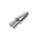 H-Gear Pro-Line Edelstahl sportendschalldämpfer rund T-9 2x76mm (universal) | HG-96UNI46 | A4H-TECH / ALL4HONDA.COM