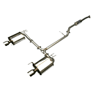 Invidia Q300-TI Uitlaatsysteem RVS (Accord 2.4L 4drs 03-07) | HDCB-03012Q