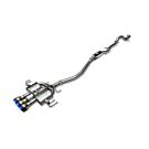 Invidia Q300-TI stainless steel exhaust system titanium tip INCL. front pipe (Honda Civic 22-25 2.0 Type R turbo FL5)
