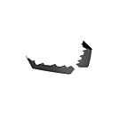 Maxton Design Street pro front bumper side flaps (Honda Civic 2022+ 2.0 Turbo Type R FL5) | MX-HO-CI-11-TYPE-R-CNC-FSF1-GB | A4H-TECH / ALL4HONDA.COM