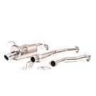 SRS exhaust system R70 stainless steel TODA style 70mm incl.TUV (Civic 01-06 Type R) | SRS-CBS-CV013DTR-R70 | A4H-TECH.COM