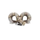 SRS Ramhorn stainless steel turbo manifold T3 (44-46mm V-band) (Honda B-serie engines)SRS-TM-B-RH-VB | A4H-TECH / ALL4HONDA.COM