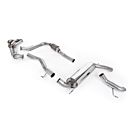 Milltek SS exhaust system  3'' / 76mm turn down tip + 3'' exhaust manifold (Honda Civic 07-12 Type R FN2)