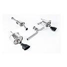 Milltek stainless steel exhaust system 3'' oval tips black (Honda S2000 05-09)
