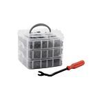 Ashuki / Blue print mounting clip assorti box 170-piece (universal Honda) | ASS-HON | A4H-TECH.COM